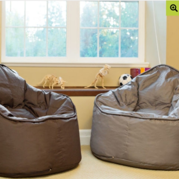 🌲 Brown bean bag chair - Picture 2 of 3